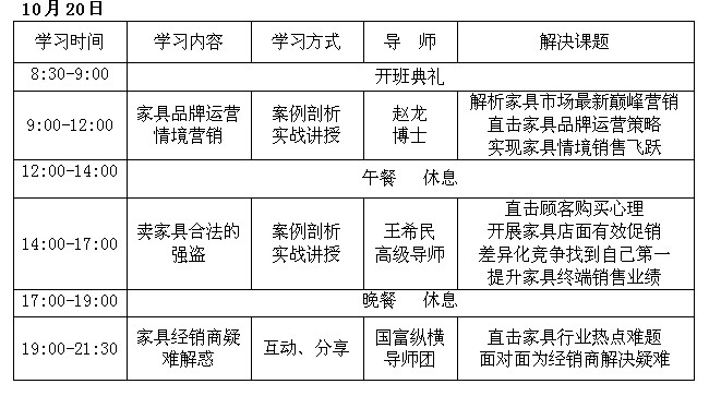 中國(guó)傢俱經(jīng)銷(xiāo)商“成長(zhǎng)之道”北京訓(xùn)練營(yíng)正式啟動(dòng)！